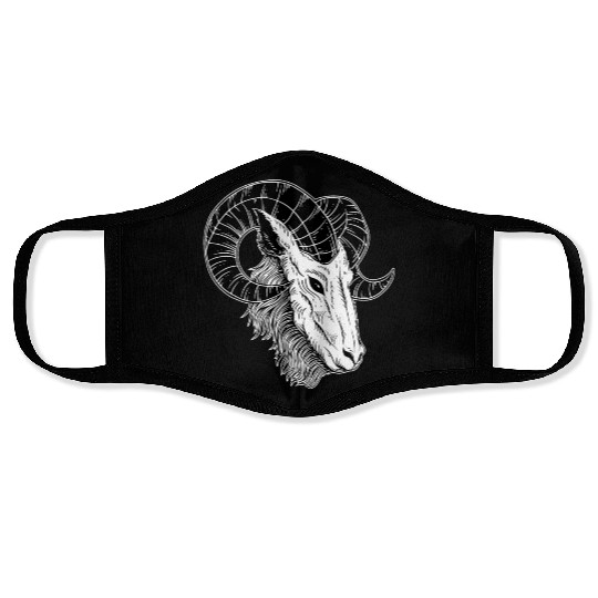 Dark Devil Baphomet Goat Head Face Masks
