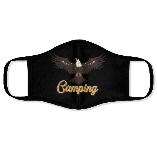 Eagle Embrace - Adventure, Freedom & Inspiration Face Masks