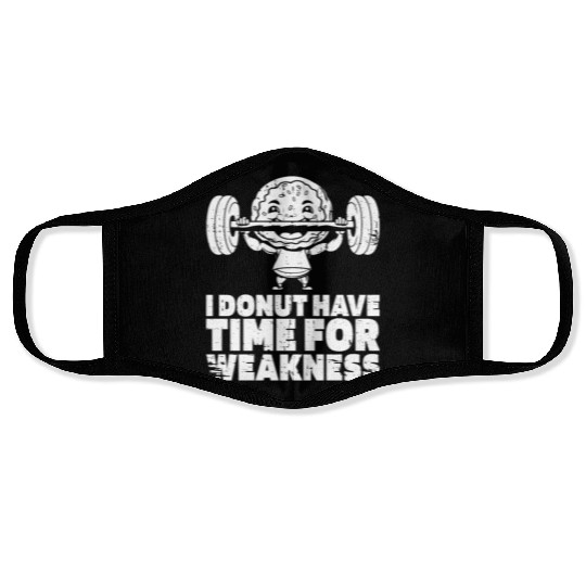 Fitness Donut Funny Donut Gym Face Masks