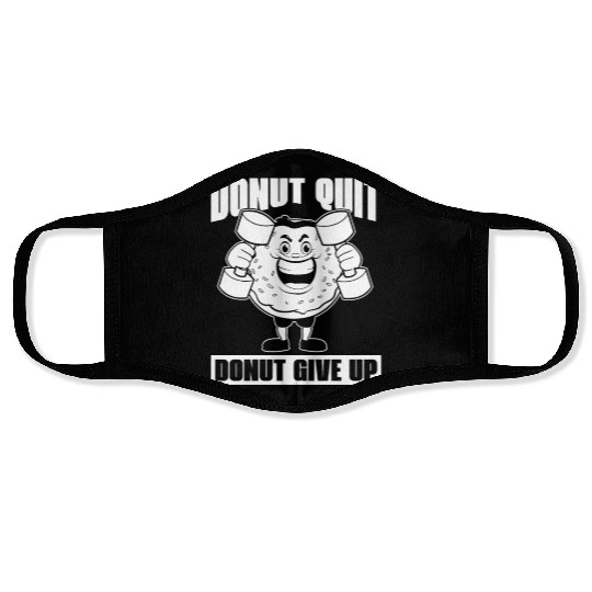 Fitness Donut Funny Donut Gym Face Masks