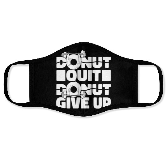 Fitness Donut Funny Donut Gym Face Masks
