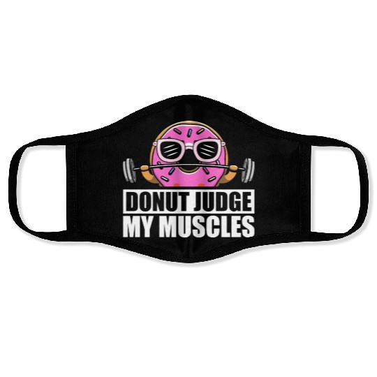 Fitness Donut Donut Gym Face Masks