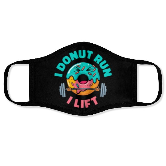 Fitness Donut Donut Gym Face Masks