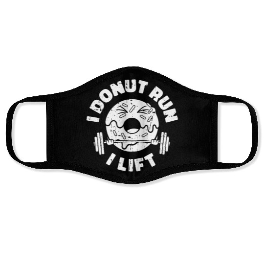 Fitness Donut Funny Donut Gym Face Masks
