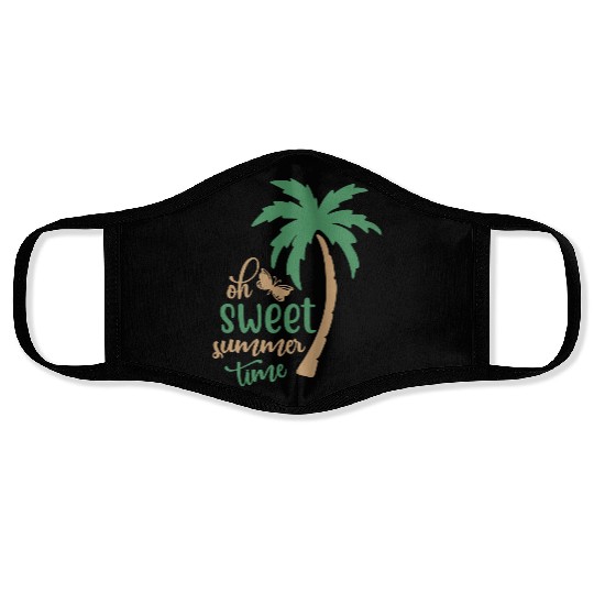 Sweet summer time Face Masks