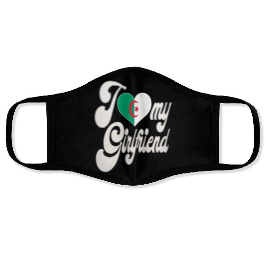 AlgeriaI Love My Algerian Girlfriend Face Masks