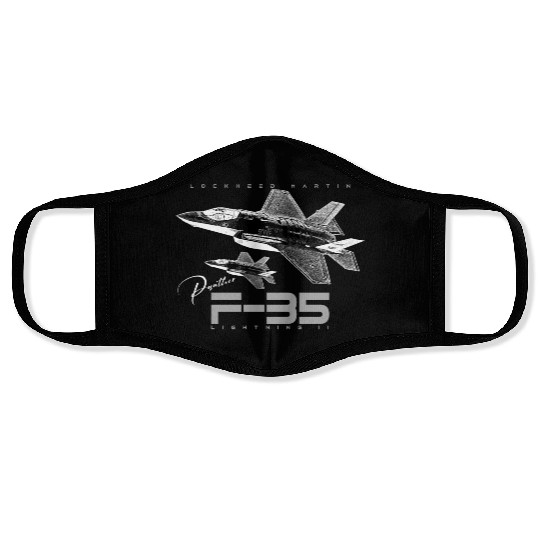 Lockheed Martin F-35 Lightning II Face Masks