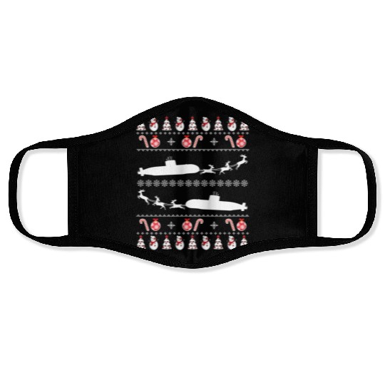 Submarine Service Submariner Ugly Face Masks