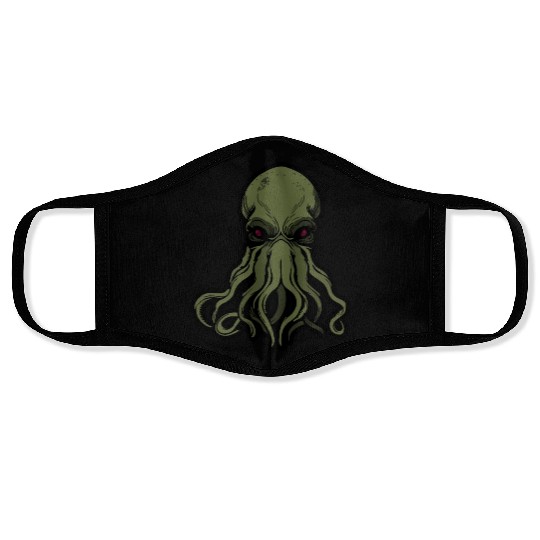Cthulhu! The Stars are finally right! Face Masks
