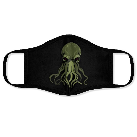 Cthulhu! The Stars are finally right! Face Masks