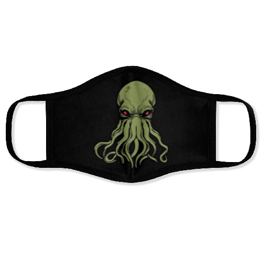 Cthulhu! The Stars are finally right! Face Masks