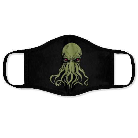 Cthulhu! The Stars are finally right! Face Masks