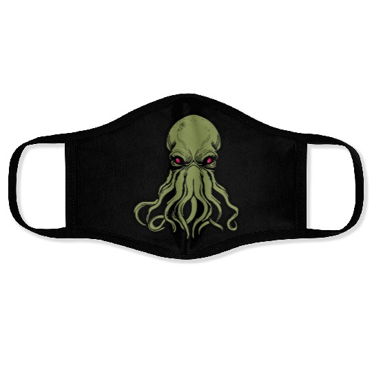 Cthulhu! The Stars are finally right! Face Masks