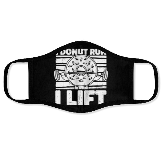 Fitness Donut Funny Donut Gym Face Masks