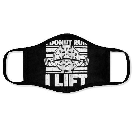 Fitness Donut Funny Donut Gym Face Masks