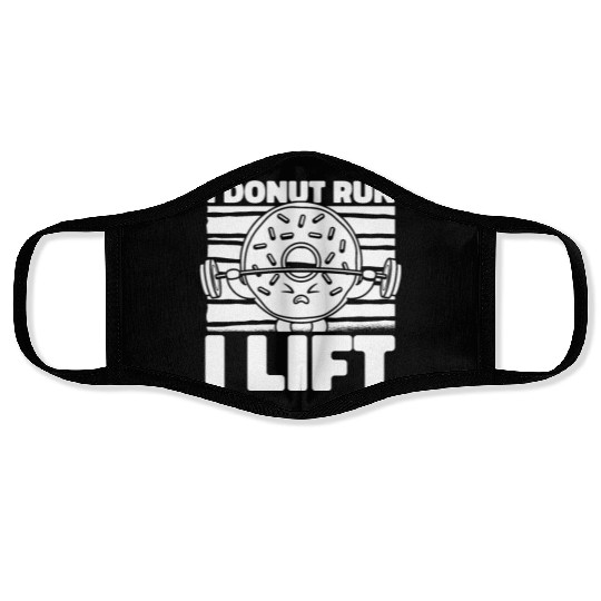Fitness Donut Funny Donut Gym Face Masks