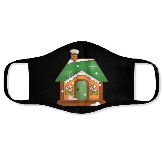 Green gingerhouse Face Masks