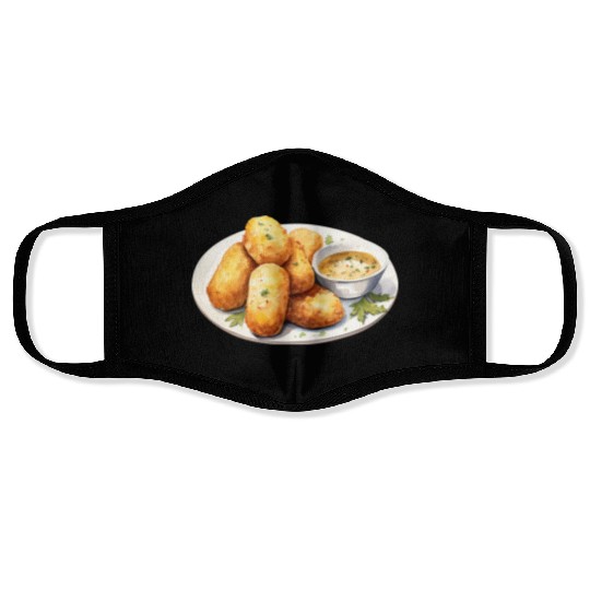 French Crispy Potato Croquettes Face Masks