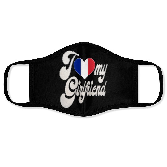 FranceI Love My French Girlfriend Face Masks