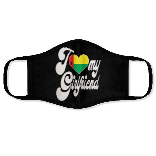 GBI Love My Bissau Guinean Girlfriend Face Masks