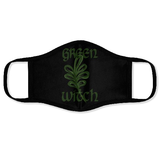 green witch Face Masks