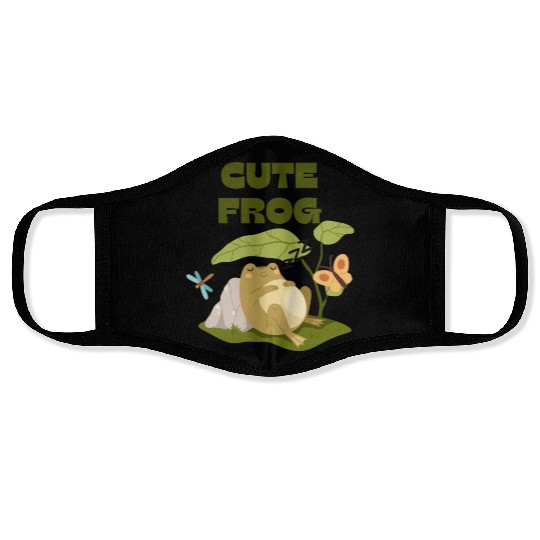 Green Enjoy Life Frog Face Masks