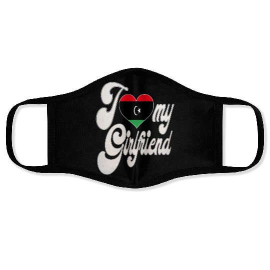 LibyaI Love My Libyan Girlfriend Face Masks