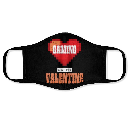 Funny Valentines Day Face Masks for Gamers