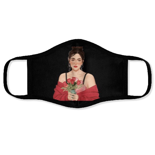 women flower Face Masks