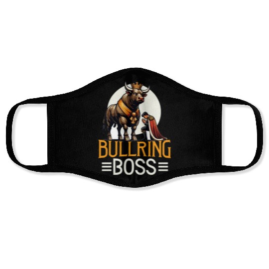 Rodeo Bull Riding Livestock Show Farmer Cattle Face Masks