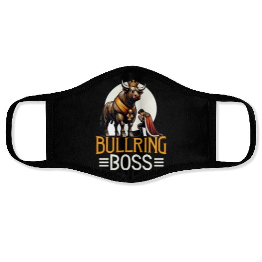 Rodeo Bull Riding Livestock Show Farmer Cattle Face Masks