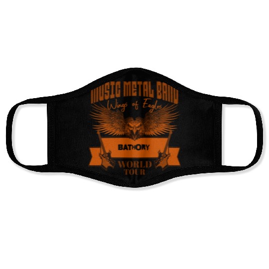 wings of eagles world tour BATHORY Face Masks