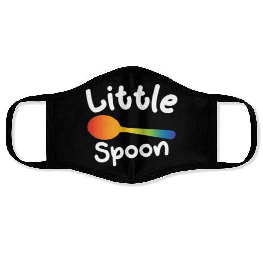 Little Spoon LGBT Pride Gay Lesbian Couple Love Face Masks