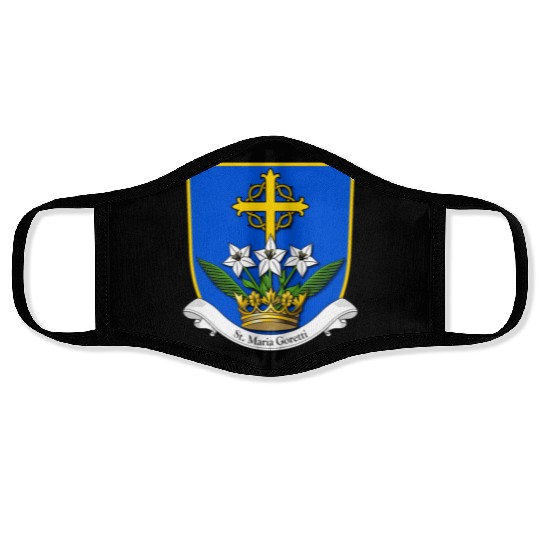 St Maria Goretti Lily Saints Catholic Purity Face Masks
