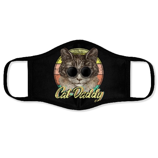 Cat Daddy Face Masks