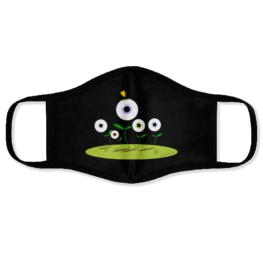 CIRCUS IN SPRING: EYES ON SPRING FLOWERS Face Masks