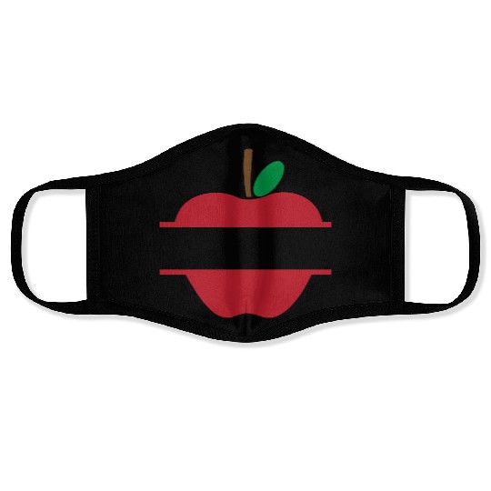 Teacher Monogram, teacher name Face Masks