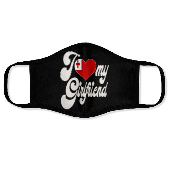 TongaI Love My Tongan Girlfriend Face Masks