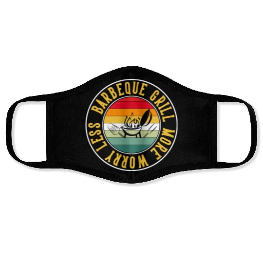 Grillin Business Teacher - BBQ Barbeque Face Masks