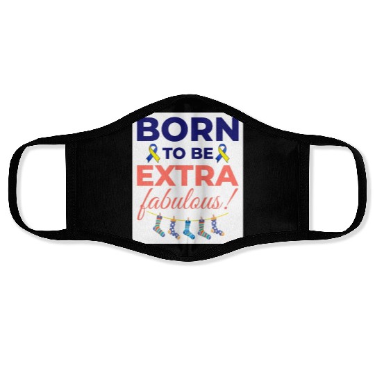 Down Syndrome Awareness Extra Fabulous Face Masks