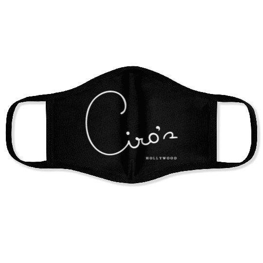 Ciro's Hollywood Vintage Face Masks Landmark LA Club