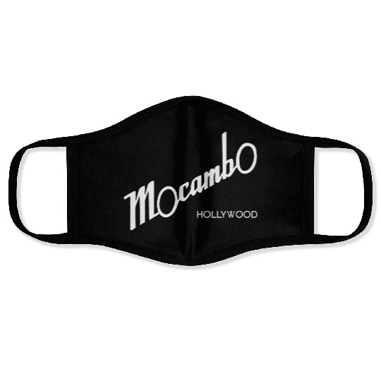 Mocambo Vintage Hollywood Design Retro Sunset Blvd Face Masks