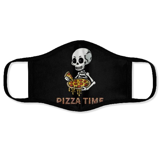 Cheesy Laughs: Pizza Apparel Face Masks