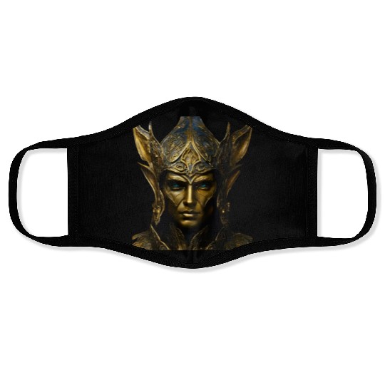 Portrait of an Ancient Monarch Face Masks