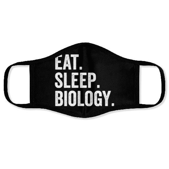 Eat Sleep Biology Face Masks