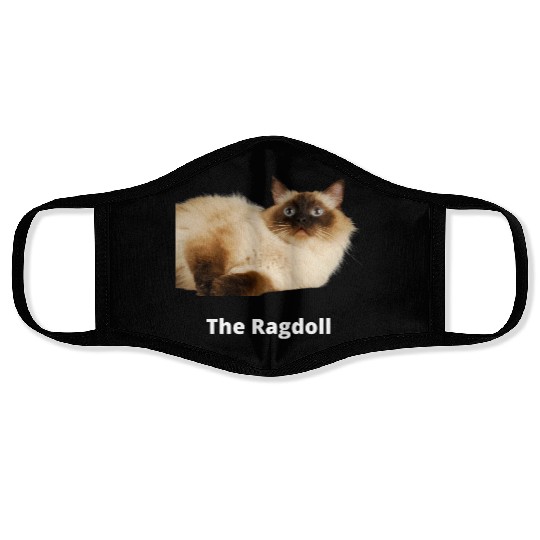 The Ragdoll Cat, Cat Mom, Cat Dad, Pet lover Face Masks