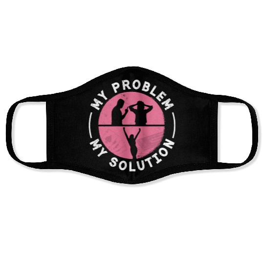 Cribbage Player My Problem My Pictogram Mom Dad Face Masks