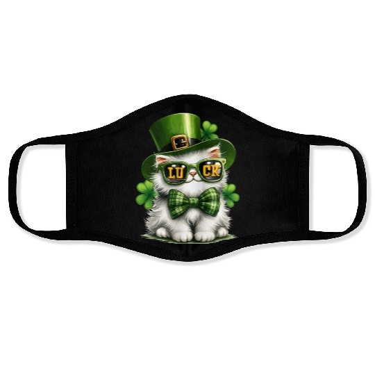 Lucky Charm Cat Face Masks