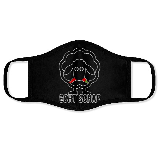 Sheep North German Lamb Shepherd Face Masks