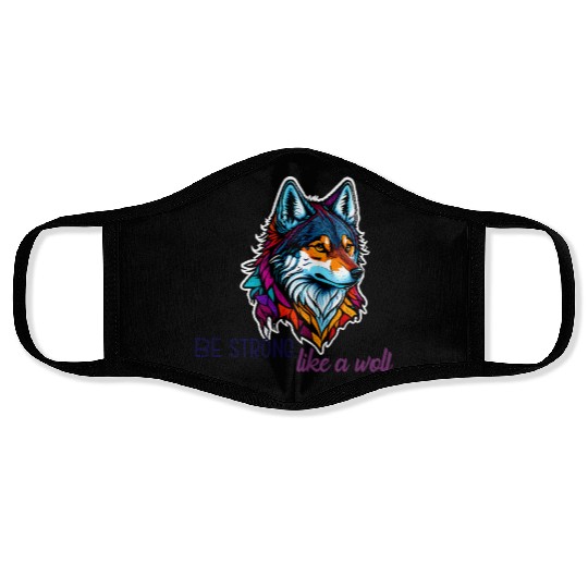 Wolf inspired Face Masks collection.